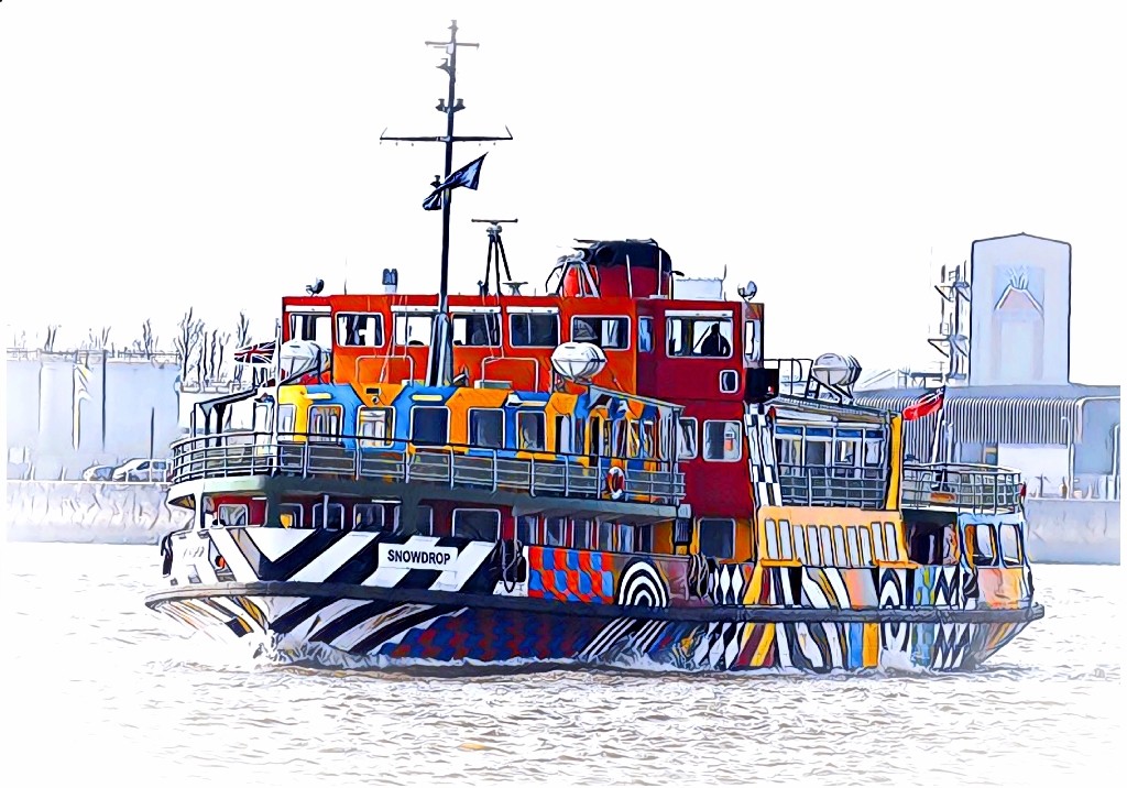 Mersey ferry snowdrop